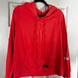 Pink brand Hot orange light hoodie
